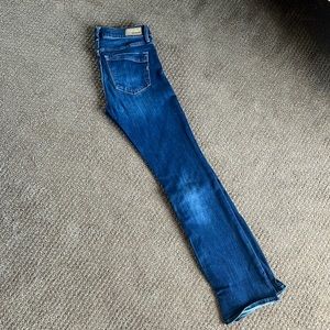 Express barely boot mid rise jeans